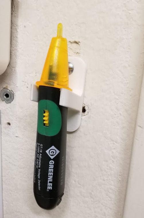 Greenlee GT-16 Non Contact Voltage Detector wall mount holder (with SETP file)