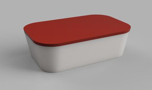 Small Rectangular Box with Lid