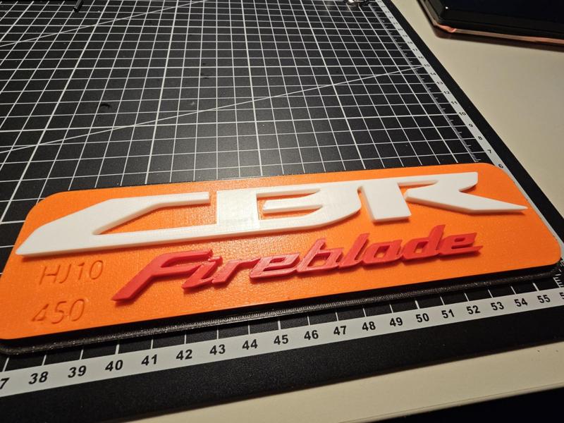 CBR Fireblade (Honda) Plaque (No MMU/AMS)