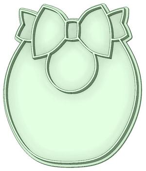 Bib 80mm cookie cutter
