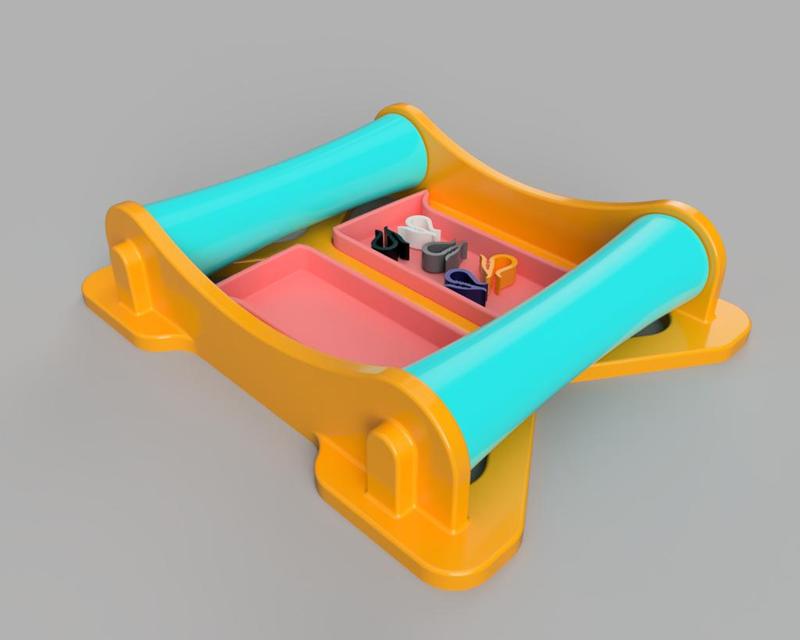 Filament-Abroller für große, breite Spulen (130 mm)