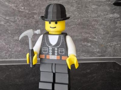 Brick Man Traditional Carpenter 20cm