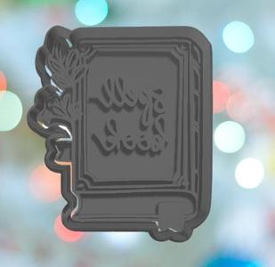 Halloween Spell Book Cookie Cutter