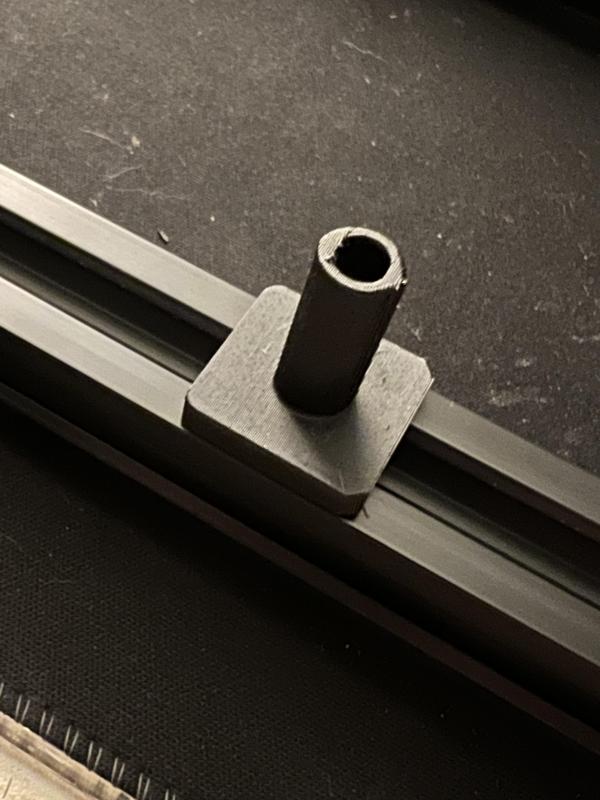 ATX Motherboard standoff with extrusion connector