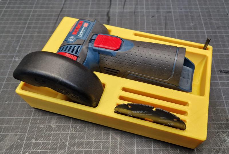 Gridfinity storage for Bosch GWS 12V