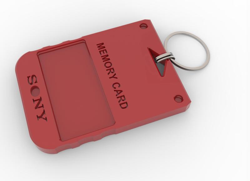 Keychain Memory Card PSX Playstation