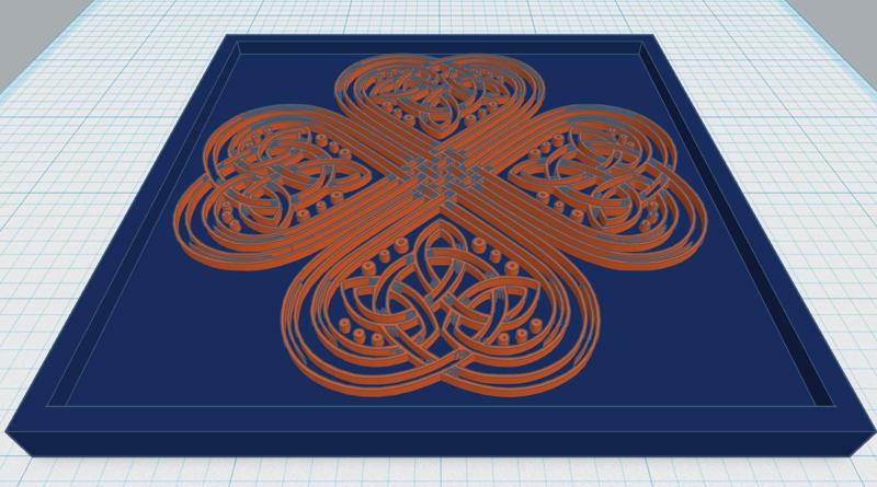 Celtic Mandala Coaster 44