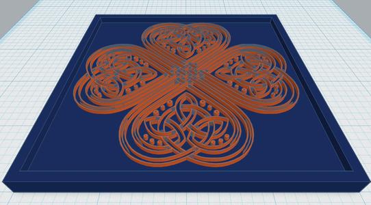 Celtic Mandala Coaster 44