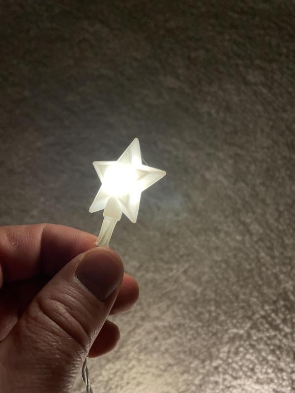 Star for LEDFYR lightchain (ikea)