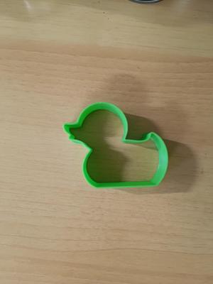 Duck cookie mold