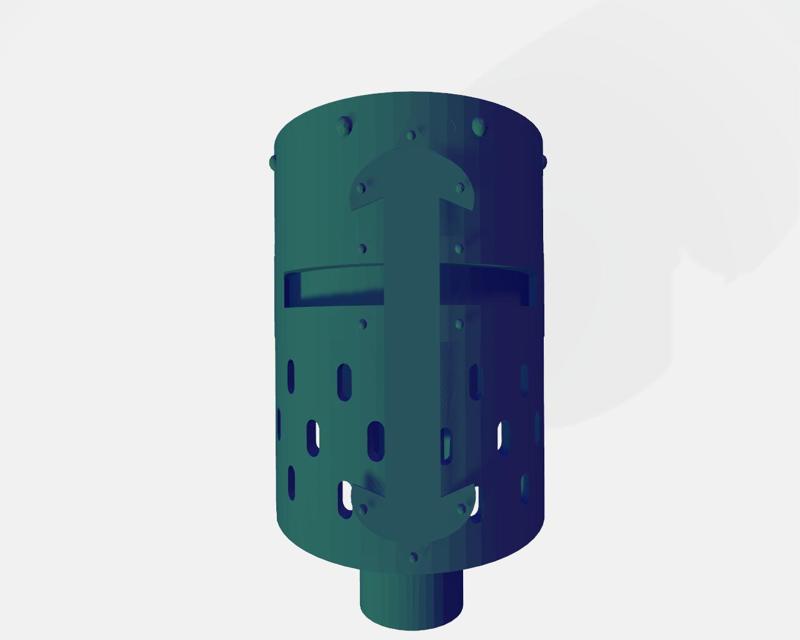 Medieval great helm pen cap ancient style fast printing and easy