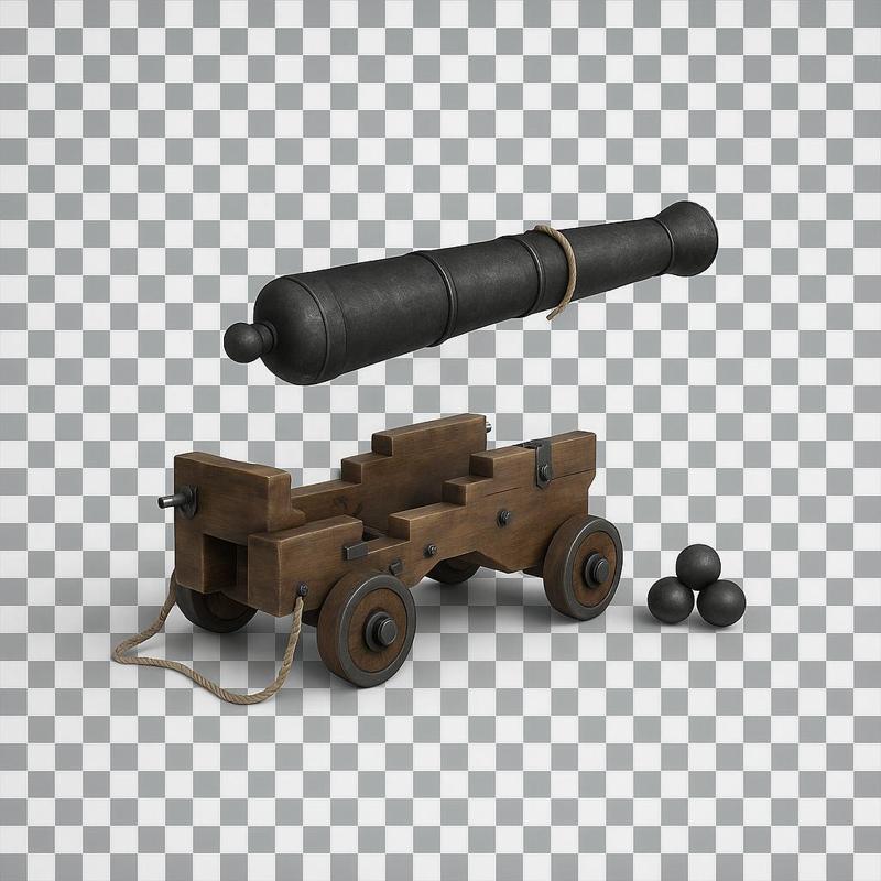 Pirate cannon