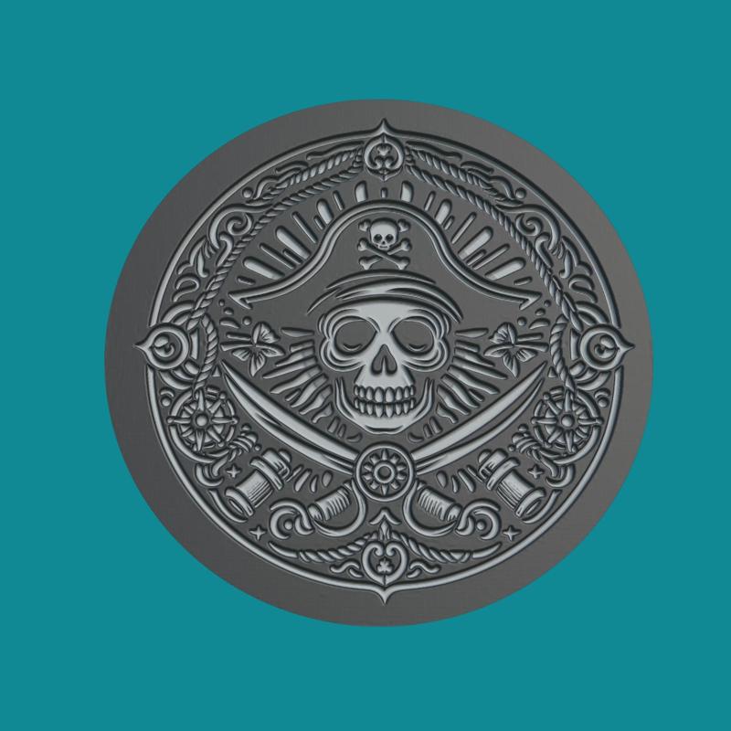 Pirate Medallion