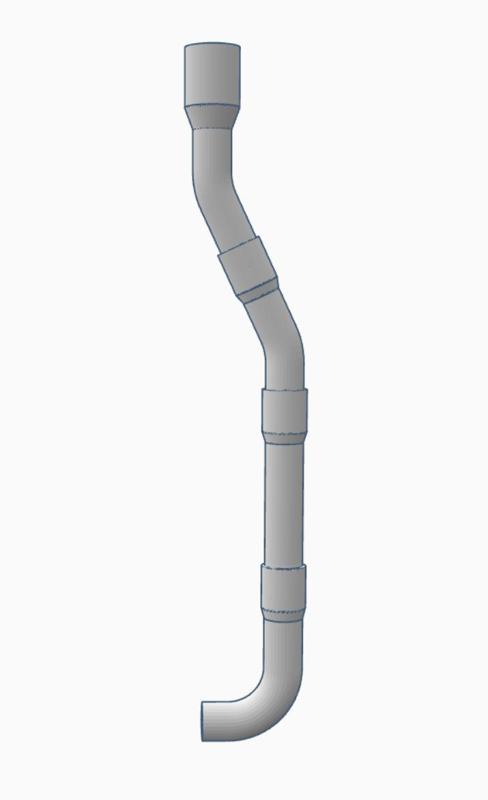 Reservoir to toilet connection