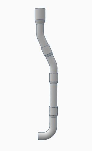 Reservoir to toilet connection