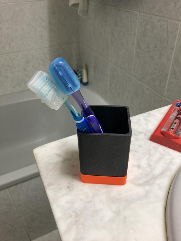 Tooth brush holder stand cup