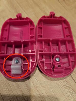 loquet de couvercle de piles pour appareil photo vtech kidizoom