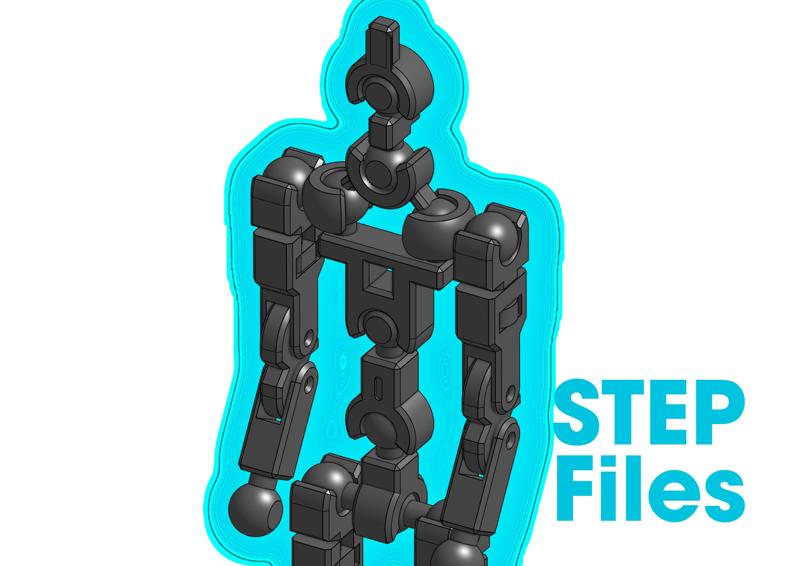 Dummy 13 Frame STEP File