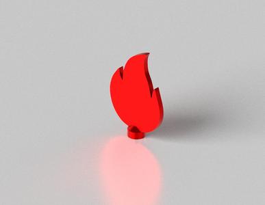 Lego DUPLO compatibile fire element