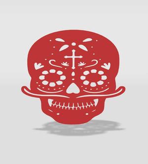 wall decor skull-day of the dead