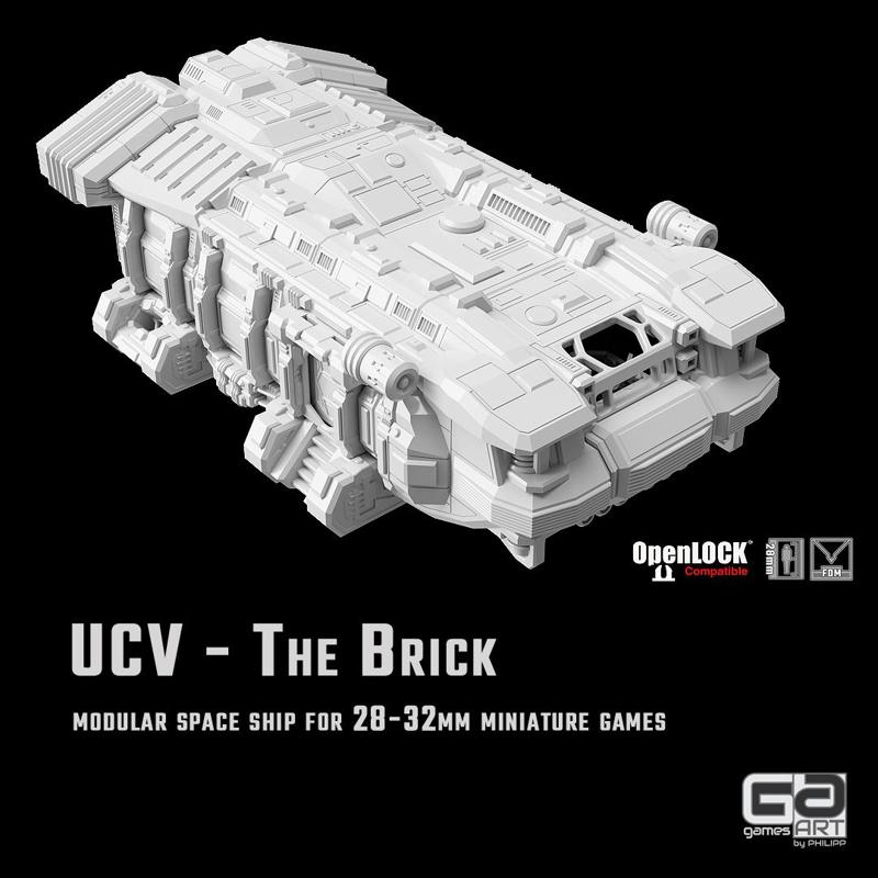 UCV - The Brick - Universal Carrier Vessel base ship