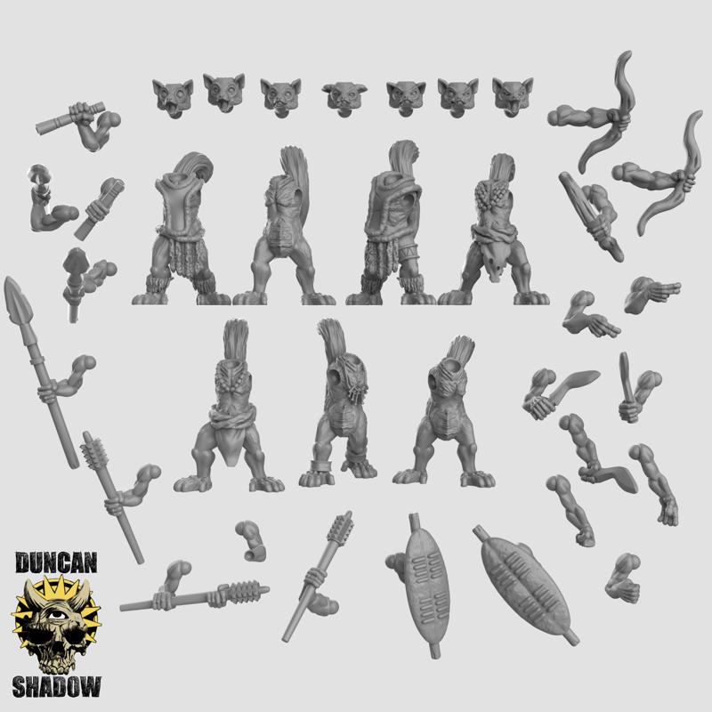 Lemur Folk Multipart Kit (pre supported)