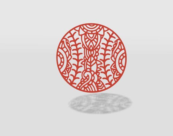 wall decor zentangle baseball