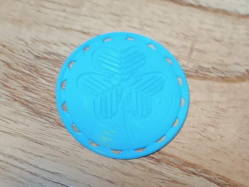 Clover patch badge, ready to be sewn on inspired in Caravana logo - Insignia o parche del tebol de la caravana de AGA