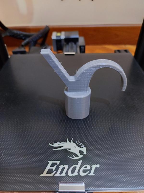 High reach garment hook