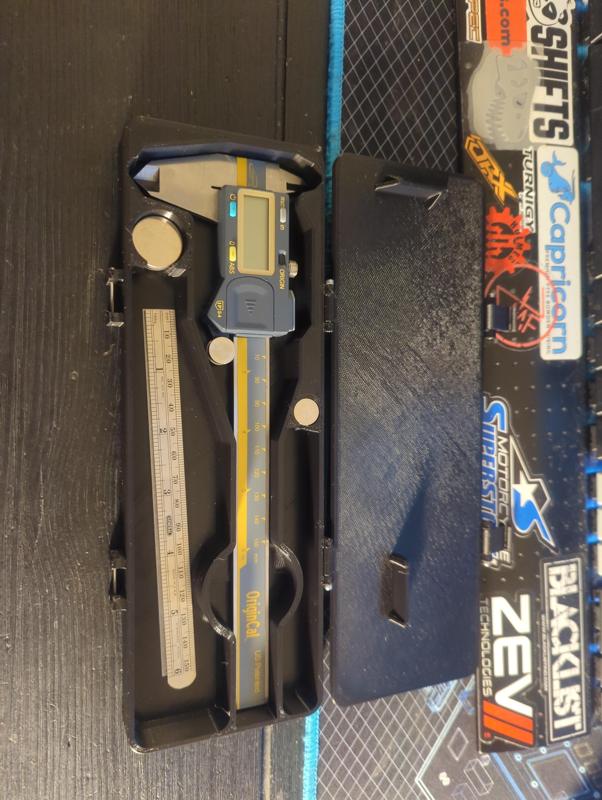 Caliper Case With Battery Holder
