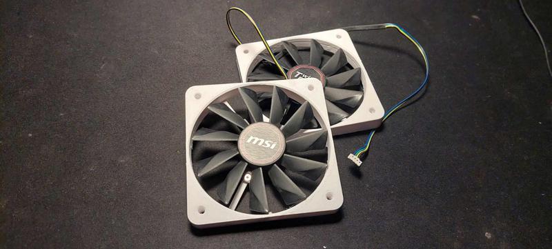 GPU Fan to 93mm Axial PC Fan Adapter