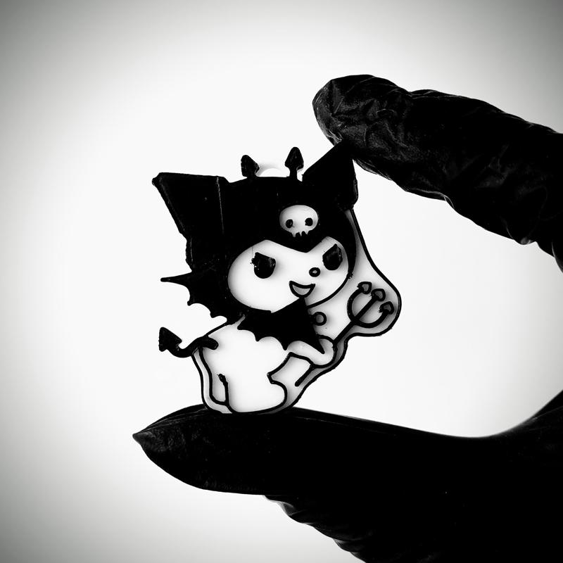 Kuromi Keychain Hello Kitty easy filament change! devil kuromi anime
