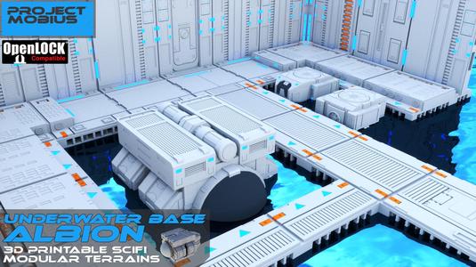Underwater Base Albion – Scifi Modular Terrains