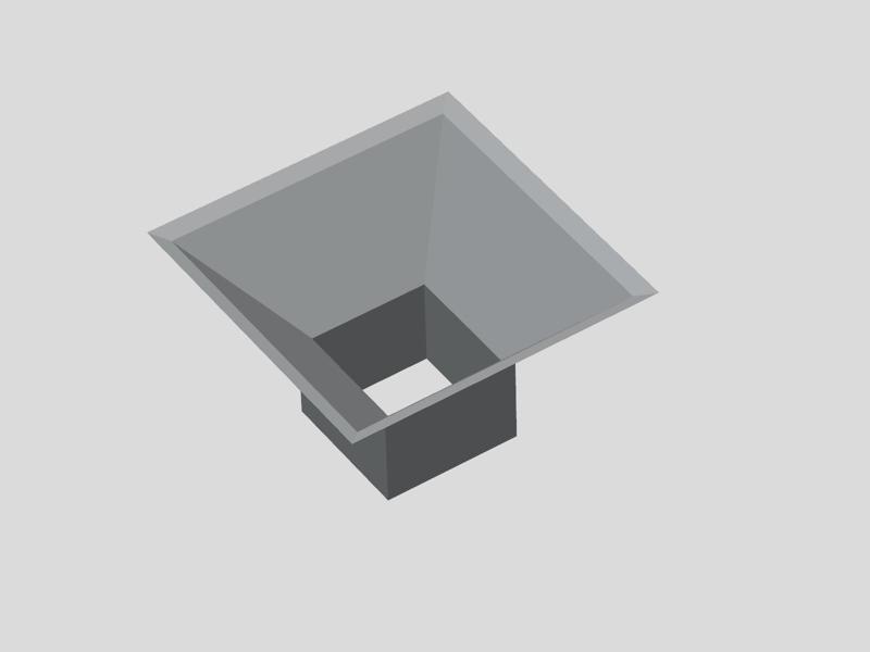 Square funnel