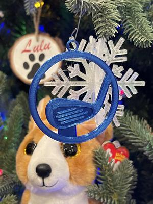 Christmas Golf Club Ornament