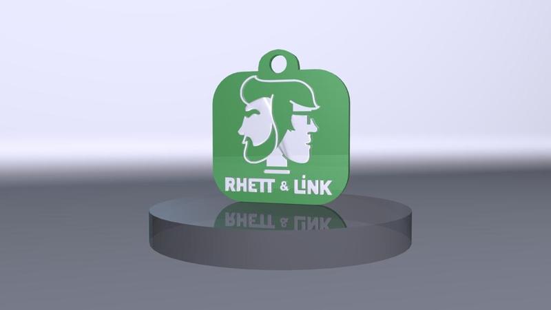 Rhett and Link Key Chain