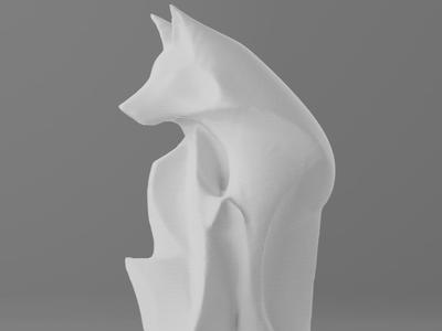 Wolf Sculpture - Silent Guardian