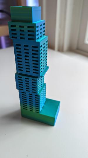 The Independent "jenga tower" highrise Austin Texas