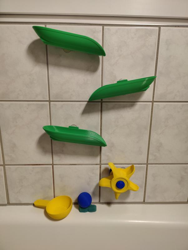 Modular Water Toy for the Bathtub - Easy to Attach with Suction Cups