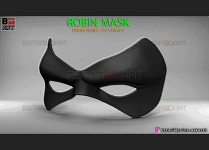 Robin Eyes Mask - TITANS season 3 - DC comics Cosplay 3D print model