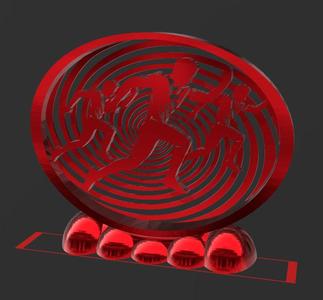 Quick Print Gift - Running Men Figured