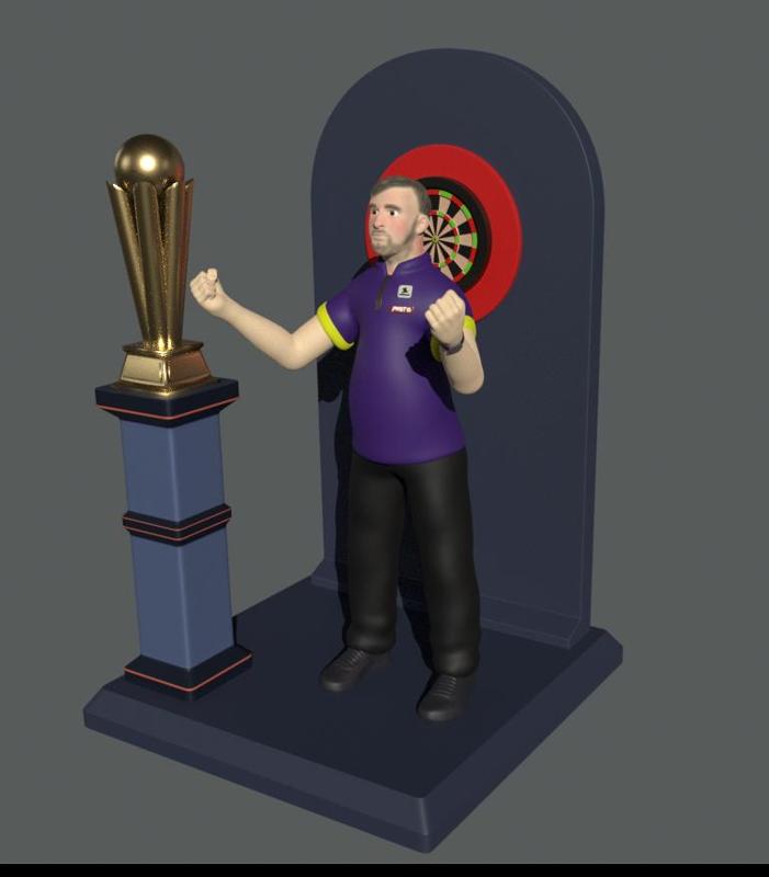 Luke "The Nuke" Littler Diorama