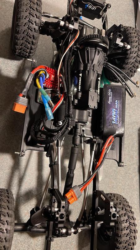 SCX10.2 Flat Skid for Vanquish VFD(original) transmission