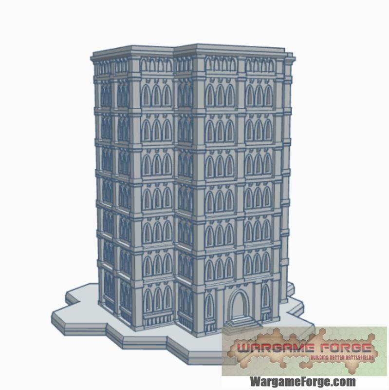 Gothic Building 58 with Hex Base GHB058
