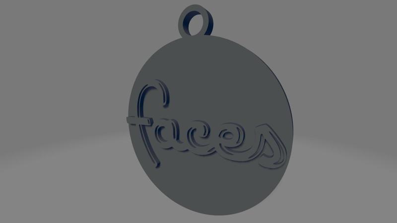 The Faces keychain