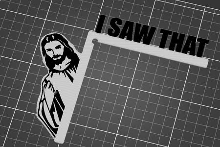 Jesus: I saw That - Higher letters for color change