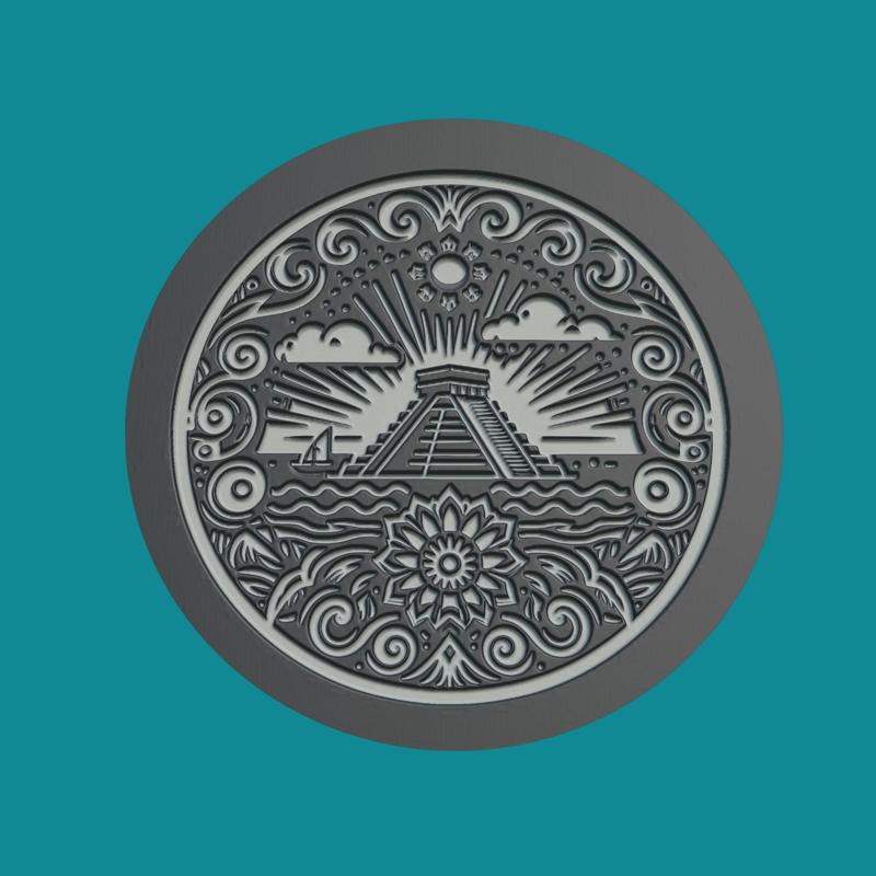 Cancun, Mexico Print Model Cancun, Mexico Medallion Cancun, Mexico Wall Decor