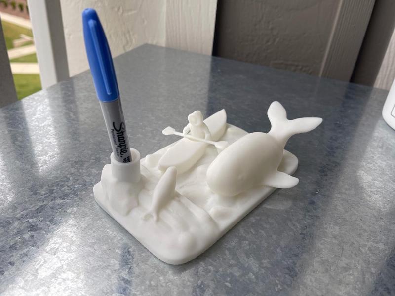 Kayak and whale pen holder