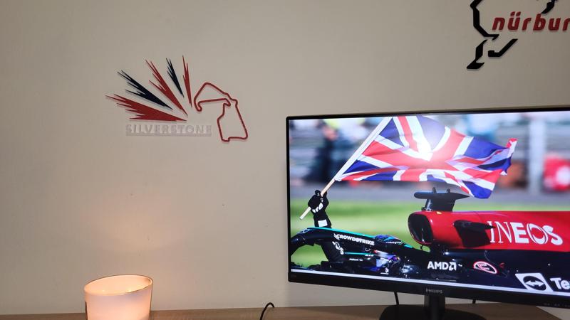 Silverstone race track + logo + name