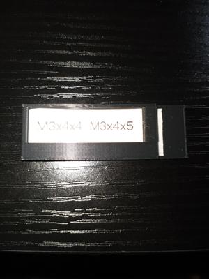 Gridfinity bin label cutter jig